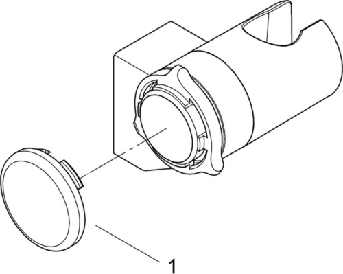 GROHE QuickFix Vitalio Wanddouchehouder - Verstelbaar - Chroom - 26183000 -Badkamer Kast Winkel 1200x957 2