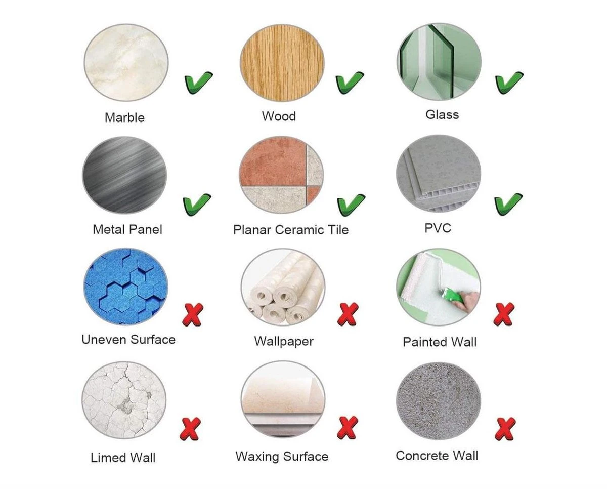 Handdoekhaak Set Zonder Boren RVS Vierkant Zelfklevend - Badjas - Theedoek Hanger - Keuken - Badkamer - Handdoek Haakjes 2 Handdoekhaak Set Zonder Boren RVS Vierkant Zelfklevend - Badjas - Theedoek Hanger - Keuken - Badkamer - Handdoek Haakjes - Afbeelding 2