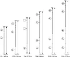 Telescopisch Doucherek Uit Chroom, Verstelbaar 155 - 320 Cm Met Extra Handdoekrek 13 Telescopisch Doucherek Uit Chroom, Verstelbaar 155 - 320 Cm Met Extra Handdoekrek -Badkamer Kast Winkel 1200x987 1
