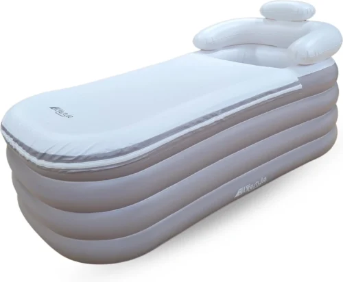 HBKS Lifestyle Bad – Opblaasbaar Ligbad – Bath Bucket – Zitbad Voor Volwassenen - Ijsbad Wim Hof Methode - Badkuip – Ice Bath – Rosegold