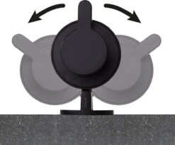 Tiger Tune - Zeepdispenser - Zwart Metaal Geborsteld / Zwart -Badkamer Kast Winkel 1200x992