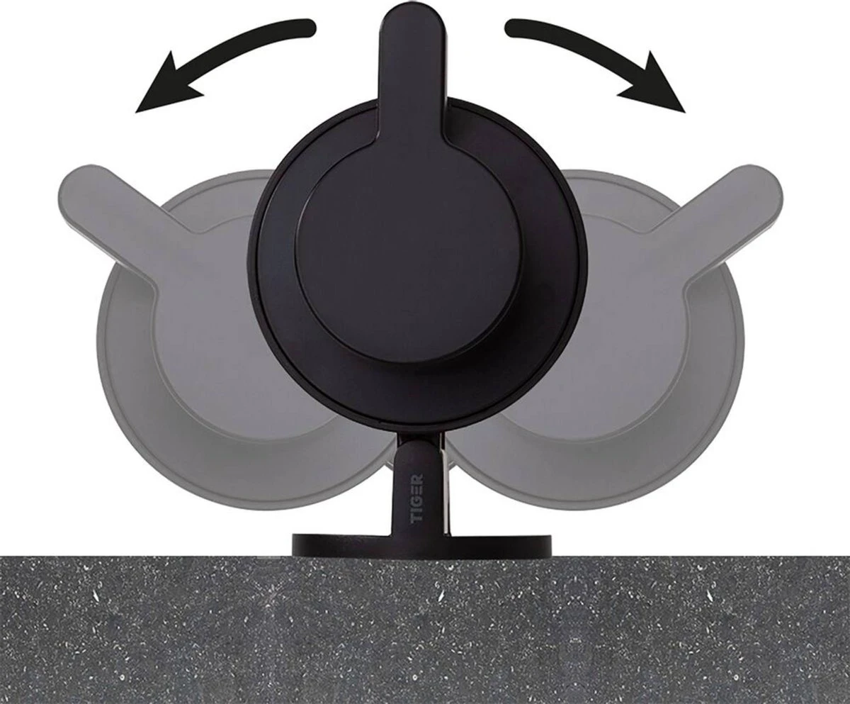 Tiger Tune - Zeepdispenser - RVS Geborsteld / Zwart 10 Tiger Tune - Zeepdispenser - RVS Geborsteld / Zwart - Afbeelding 10