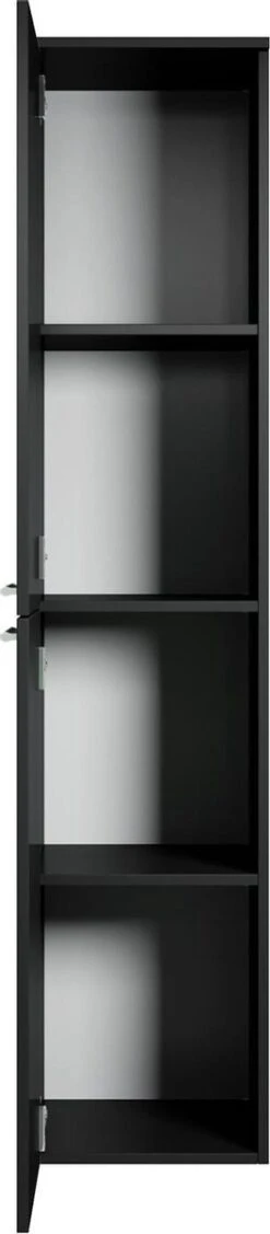 Badplaats Badkamerkast Saturnus 35 Cm X 35 Cm X 130 Cm - Zwart - Hangende Kolomkast Met Twee Deuren -Badkamer Kast Winkel 263x1200 5