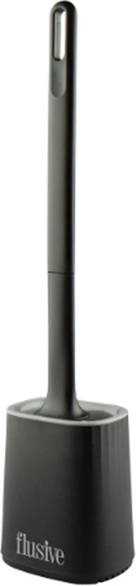 Flusive WC Borstel Met Houder Inclusief Ophangsysteem - Siliconen Toiletborstel - 2 Lifters - Flexibel - Zwart 10 Flusive WC Borstel Met Houder Inclusief Ophangsysteem - Siliconen Toiletborstel - 2 Lifters - Flexibel - Zwart - Afbeelding 10
