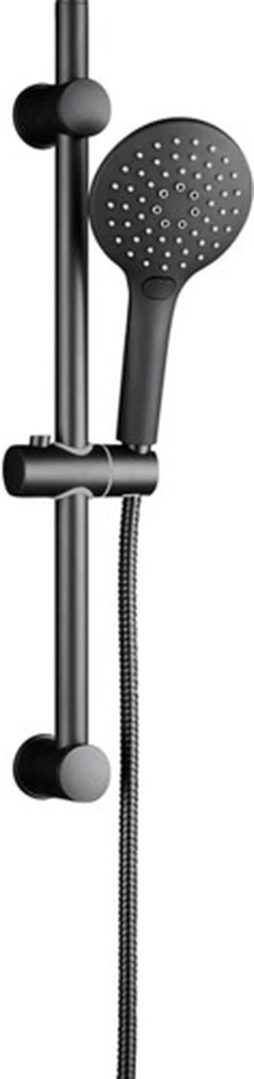 SCHÜTTE Raven Doucheset Met Handdouche - 70 Cm Glijstang - 3 Standen - Zwart Mat 1 SCHÜTTE Raven Doucheset Met Handdouche - 70 Cm Glijstang - 3 Standen - Zwart Mat