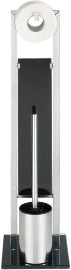 WENKO Toiletbutler Rivalta RVS Glanzend - Toiletborstel Met Houder, Toiletrolhouder En Reserverolhouder 14 WENKO Toiletbutler Rivalta RVS Glanzend - Toiletborstel Met Houder, Toiletrolhouder En Reserverolhouder -Badkamer Kast Winkel 316x1200