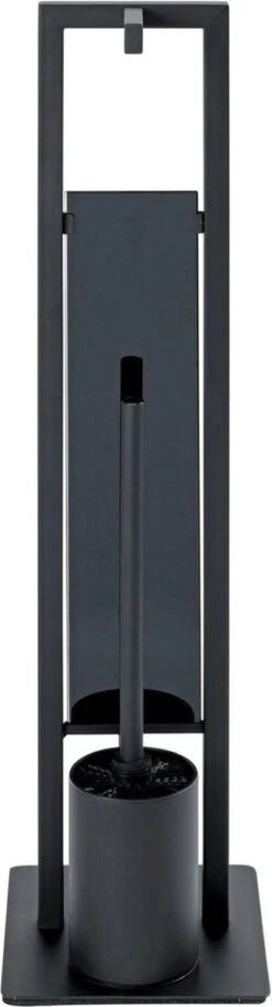 WENKO Toiletbutler Rivalta Zwart - Toiletborstel Met Houder, Toiletrolhouder En Reserverolhouder 27 WENKO Toiletbutler Rivalta Zwart - Toiletborstel Met Houder, Toiletrolhouder En Reserverolhouder -Badkamer Kast Winkel 325x1200