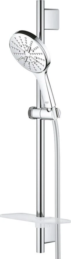 GROHE Rainshower SmartActive 130 Glijstangset - 60 Cm - Met Zeepschaal - Chroom - 26575000 -Badkamer Kast Winkel 331x1200