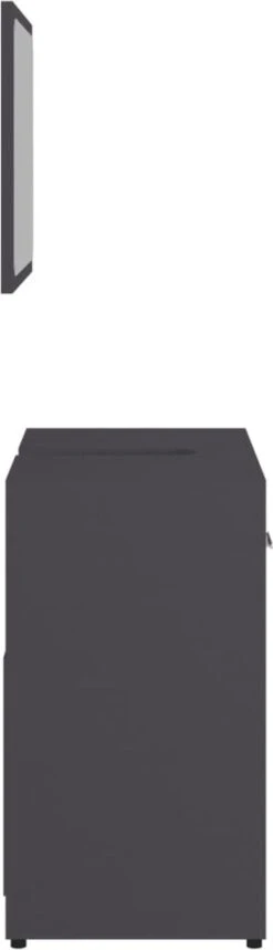 Decoways - Badkamermeubelset Spaanplaat Grijs -Badkamer Kast Winkel 345x1200 1
