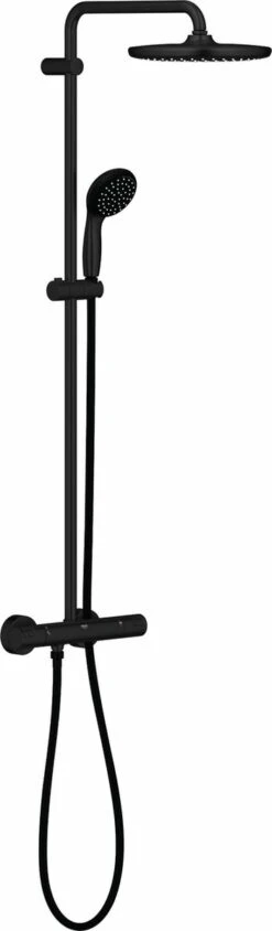 GROHE Vitalio Start 250 Regendouche - ø 25 Cm - Rond - Zwart -Badkamer Kast Winkel 351x1200 1