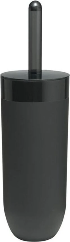 Sealskin Bloom Toiletborstel Met Houder Vrijstaand - Zwart -Badkamer Kast Winkel 351x1200