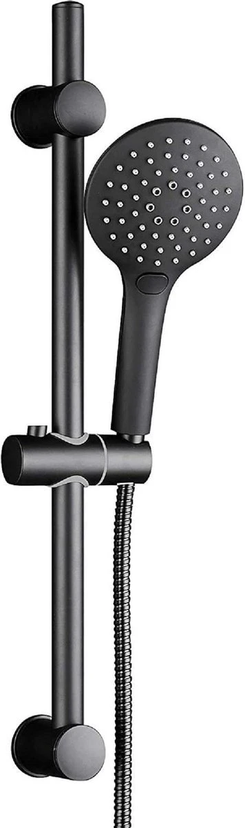 SCHÜTTE Raven Doucheset Met Handdouche - 70 Cm Glijstang - 3 Standen - Zwart Mat 2 SCHÜTTE Raven Doucheset Met Handdouche - 70 Cm Glijstang - 3 Standen - Zwart Mat - Afbeelding 2