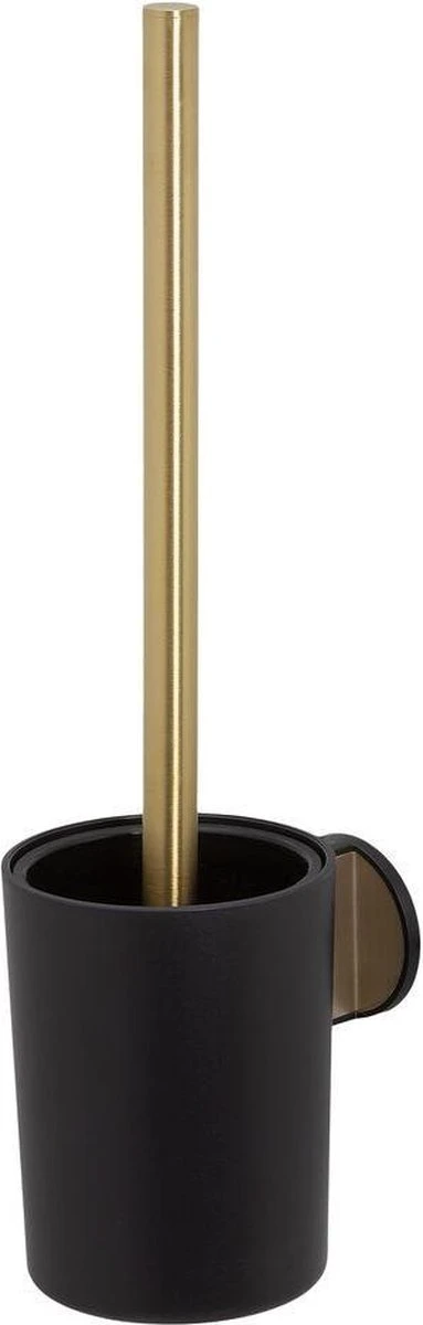 Tiger Tune - Toiletborstel Met Houder - Messing Geborsteld / Zwart 1 Tiger Tune - Toiletborstel Met Houder - Messing Geborsteld / Zwart