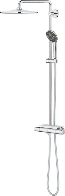 GROHE QuickFix Vitalio Joy 310 Regendouche - CoolTouch - Met Planchet - ø 31 Cm - Chroom 35 GROHE QuickFix Vitalio Joy 310 Regendouche - CoolTouch - Met Planchet - ø 31 Cm - Chroom -Badkamer Kast Winkel 399x1200 2