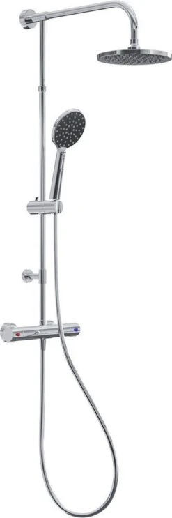 4bathroomz® Regendouche Chroom Met Thermostaatkraan - 20cm Douchekop -Badkamer Kast Winkel 399x1200 3