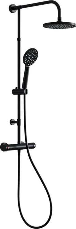 4bathroomz® Zwarte Regendouche Met Thermostatische Kraan - 20cm Hoofddouche 18 4bathroomz® Zwarte Regendouche Met Thermostatische Kraan - 20cm Hoofddouche -Badkamer Kast Winkel 400x1200 3