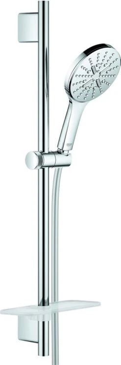 GROHE Rainshower SmartActive 130 Glijstangset - 60 Cm - Met Zeepschaal - Chroom - 26575000 -Badkamer Kast Winkel 400x1200 4