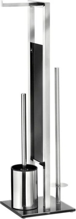 WENKO Toiletbutler Rivalta RVS Glanzend - Toiletborstel Met Houder, Toiletrolhouder En Reserverolhouder 19 WENKO Toiletbutler Rivalta RVS Glanzend - Toiletborstel Met Houder, Toiletrolhouder En Reserverolhouder -Badkamer Kast Winkel 421x1200 1
