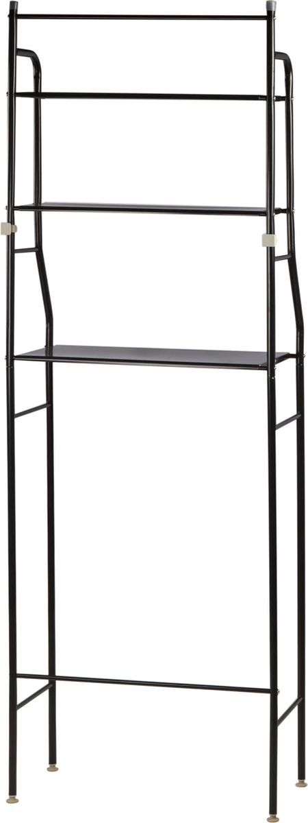 Alora Wc Rek Opbergrek - Stellingkast Metaal - Opbergrek Metaal - Badkamerrek - Wc Kastje - Zwart - Wc Meubel 2 Alora Wc Rek Opbergrek - Stellingkast Metaal - Opbergrek Metaal - Badkamerrek - Wc Kastje - Zwart - Wc Meubel - Afbeelding 2