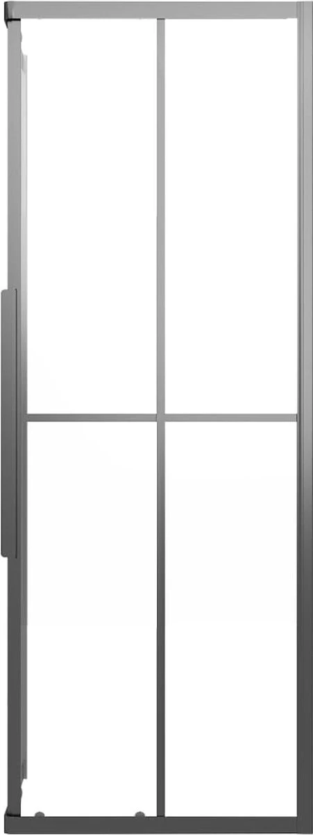 Furniture Limited - Douchecabine 70x70x180 Cm Mat ESG Zwart 6 Furniture Limited - Douchecabine 70x70x180 Cm Mat ESG Zwart - Afbeelding 6