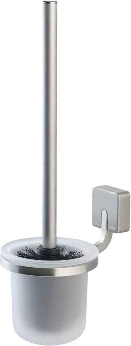 Tiger Impuls Toiletborstel Met Houder - RVS Geborsteld 1 Tiger Impuls Toiletborstel Met Houder - RVS Geborsteld