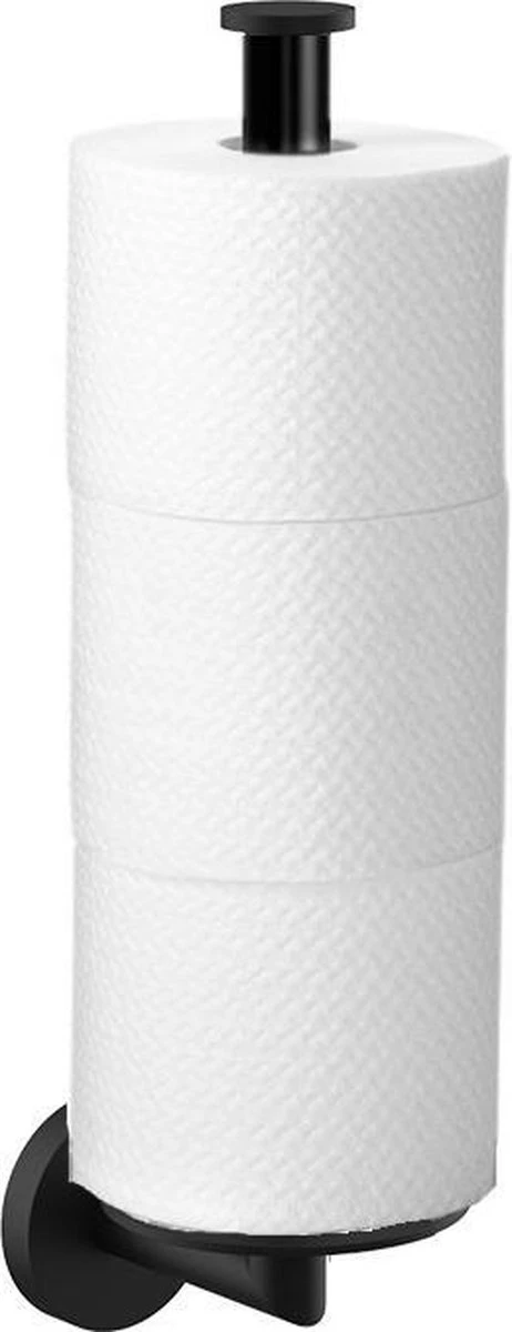 Wc Rolhouder Reserverolhouder Toiletrolhouder Voor 3 Rollen Zwart - Badkamer Accessoires - Hangend 5 Wc Rolhouder Reserverolhouder Toiletrolhouder Voor 3 Rollen Zwart - Badkamer Accessoires - Hangend - Afbeelding 5