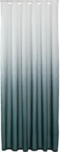 Sealskin Blend Douchegordijn 180x200 Cm - Polyester - Groen / Wit