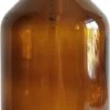 24DOTS Living Zeepdispenser | 500 Ml Bruin Amber Glas | Zeeppompje | Zeeppomp | Met Zwart Pompje