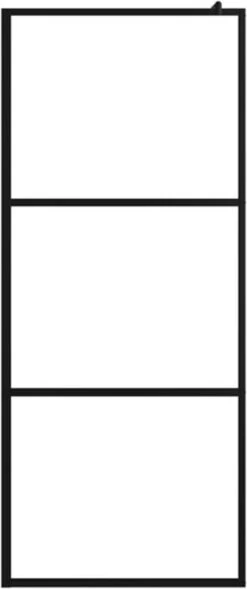 VidaXL Inloopdouchewand Transparant 90x195 Cm ESG-glas Zwart 14 VidaXL Inloopdouchewand Transparant 90x195 Cm ESG-glas Zwart -Badkamer Kast Winkel 503x1200 3