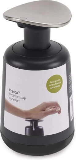 Wonix® - Zeepdispenser - Zeeppompje - Duw Met Pols - 300ml - Zwart 12 Wonix® - Zeepdispenser - Zeeppompje - Duw Met Pols - 300ml - Zwart -Badkamer Kast Winkel 570x1200 2
