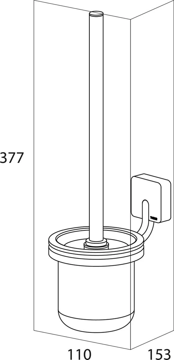 Tiger Impuls Toiletborstel Met Houder - RVS Geborsteld 5 Tiger Impuls Toiletborstel Met Houder - RVS Geborsteld - Afbeelding 5