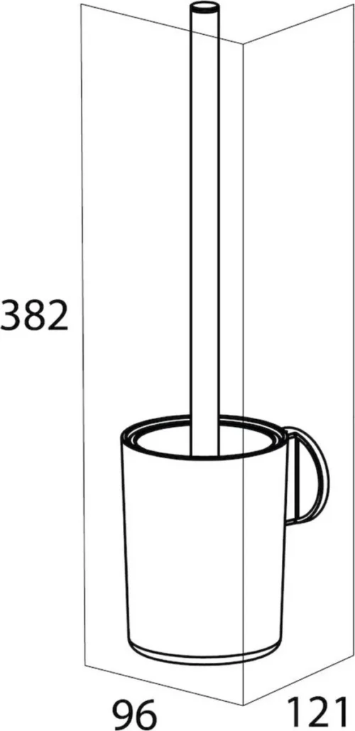Tiger Tune - Toiletborstel Met Houder - RVS Geborsteld / Zwart 23 Tiger Tune - Toiletborstel Met Houder - RVS Geborsteld / Zwart -Badkamer Kast Winkel 583x1200 1