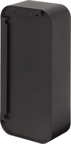 Sealskin Brix - Wandkubus Wandelement Wandrek - 12x50x24 Cm - Metaal - Zwart -Badkamer Kast Winkel 594x1200 1