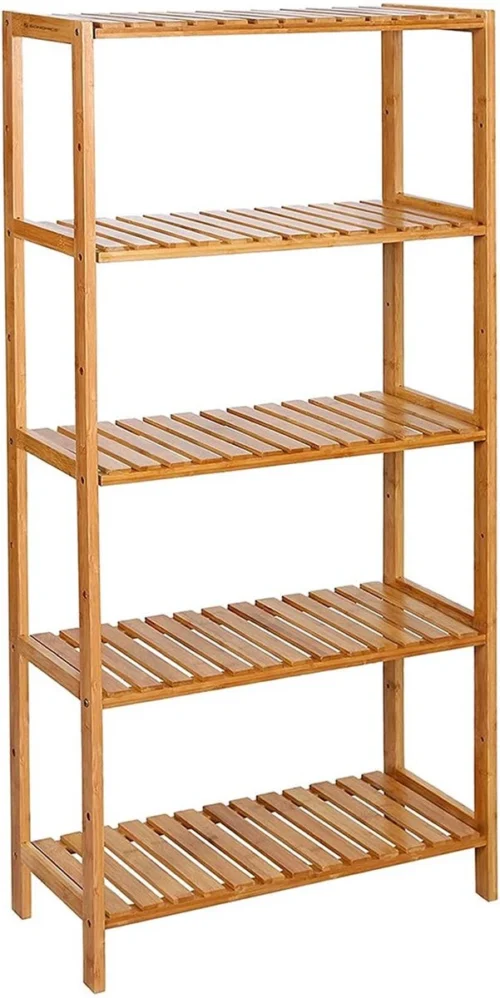 Songmics Badkamer Rek Met 9 Niveaus – Opbergrek Met Verstelbare Planken – Badkamerkast - Bamboe 15 Songmics Badkamer Rek Met 9 Niveaus – Opbergrek Met Verstelbare Planken – Badkamerkast - Bamboe -Badkamer Kast Winkel 601x1200 4