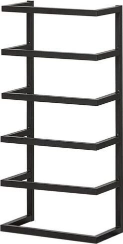 Sealskin Carré - Handdoekrek Groot - 12 X 24 X 48 Cm - Zwart -Badkamer Kast Winkel 606x1200 1