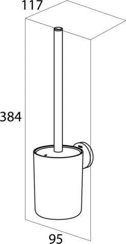 Tiger Urban - Toiletborstel Met Houder - Zwart -Badkamer Kast Winkel 621x1200 1