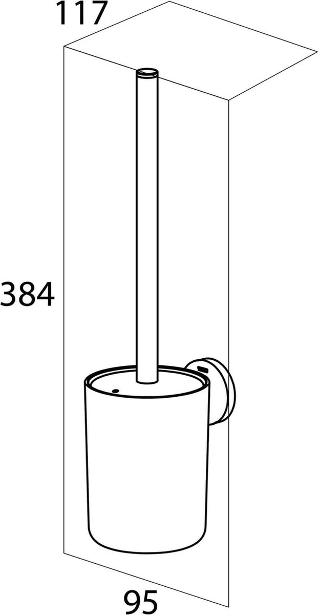 Tiger Urban - Toiletborstel Met Houder - Wit 9 Tiger Urban - Toiletborstel Met Houder - Wit - Afbeelding 9