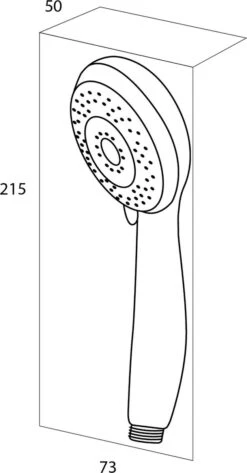 Tiger Valencia Handdouche - Douchekop Ø 8 Cm - Tot 40% Waterbesparend - 3 Standen - Chroom 12 Tiger Valencia Handdouche - Douchekop Ø 8 Cm - Tot 40% Waterbesparend - 3 Standen - Chroom -Badkamer Kast Winkel 626x1200 4