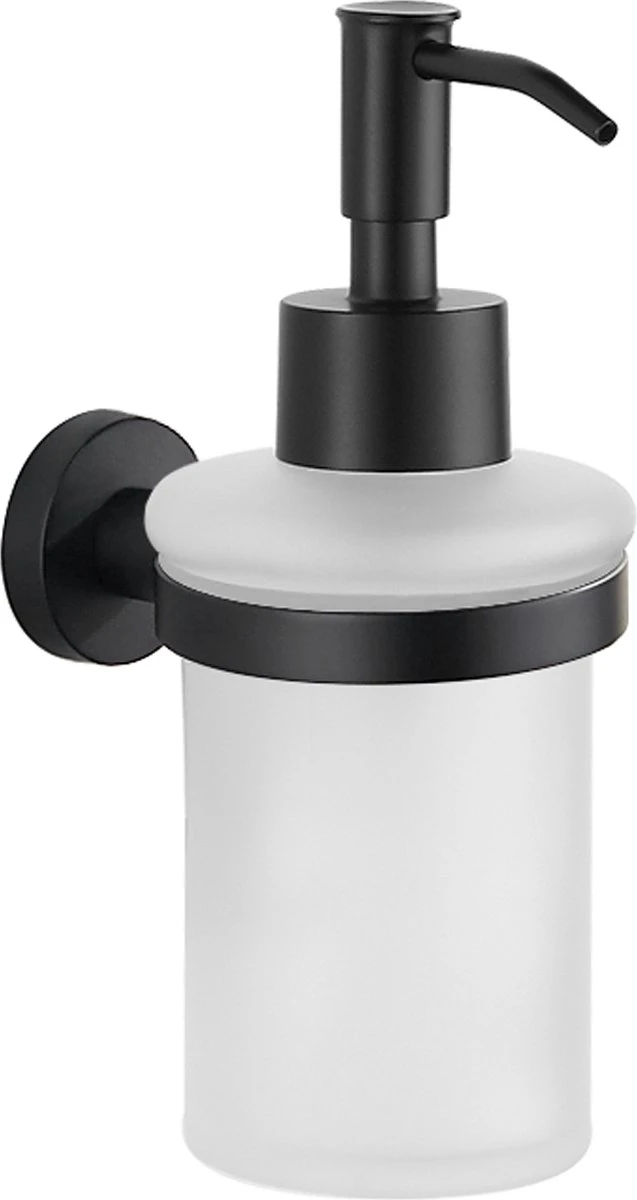 VDN Stainless Zeeppompje - Zeepdispenser - Zeepdispenser Wandmontage - Zwart - Hangend 1 VDN Stainless Zeeppompje - Zeepdispenser - Zeepdispenser Wandmontage - Zwart - Hangend