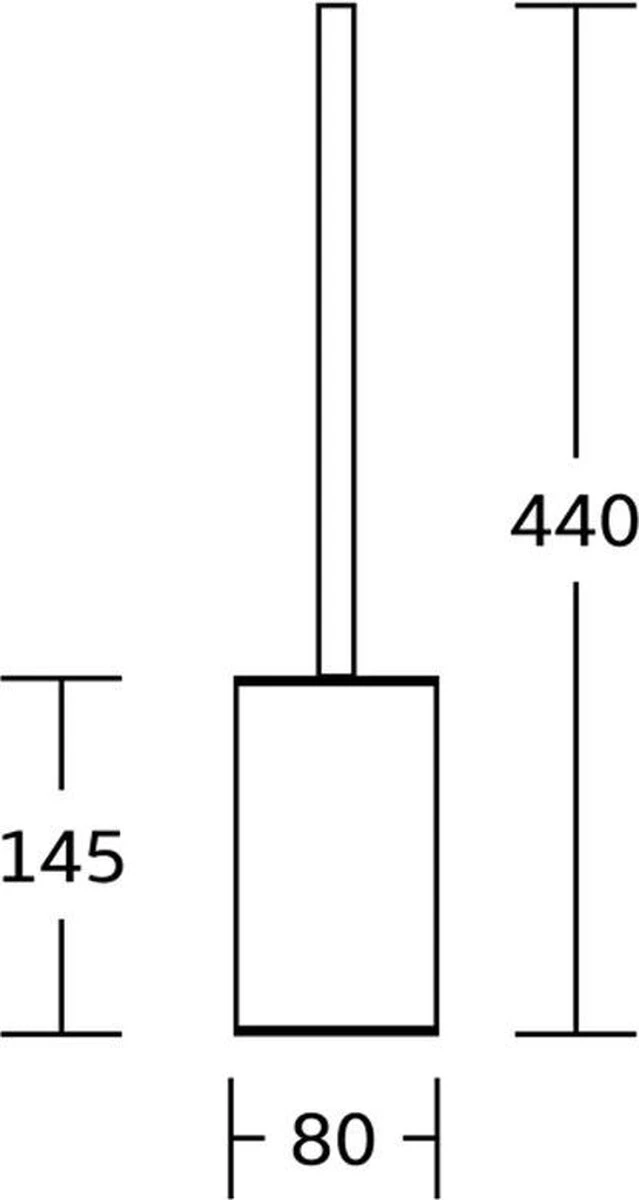 VDN Stainless Toiletborstel Met Houder - Toiletborstelhouder - Zwart - Wc Borstel Met Houder - Vierkant - RVS - Vrijstaand 4 VDN Stainless Toiletborstel Met Houder - Toiletborstelhouder - Zwart - Wc Borstel Met Houder - Vierkant - RVS - Vrijstaand - Afbeelding 4