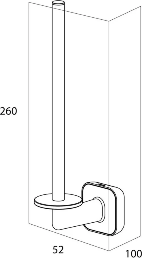 Tiger Carv - Reserverolhouder - Zwart 10 Tiger Carv - Reserverolhouder - Zwart -Badkamer Kast Winkel 663x1200 1