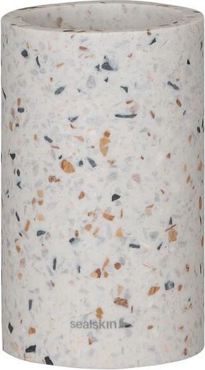 Sealskin Blend Tandenborstelbeker Vrijstaand - Terrazzo 1 Sealskin Blend Tandenborstelbeker Vrijstaand - Terrazzo