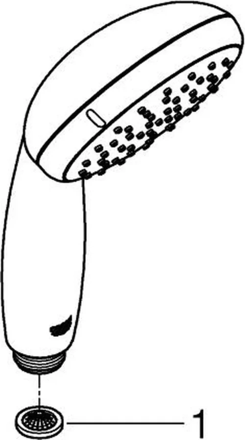 GROHE QuickFix Vitalio Start 100 Waterbesparende Douchekop - Ø 10 Cm - EcoJoy - 2 Straalstanden 23 GROHE QuickFix Vitalio Start 100 Waterbesparende Douchekop - Ø 10 Cm - EcoJoy - 2 Straalstanden -Badkamer Kast Winkel 669x1200