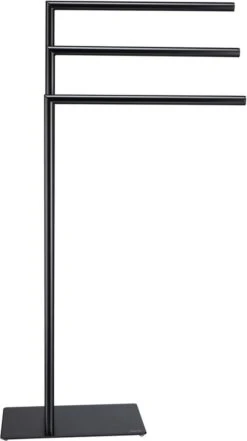 Sealskin Tube - Handdoekrek 3-armig Vrijstaand - Zwart 8 Sealskin Tube - Handdoekrek 3-armig Vrijstaand - Zwart -Badkamer Kast Winkel 672x1200 1