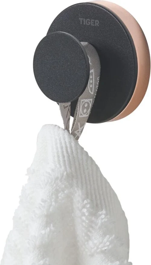 Tiger Urban - Handdoekhaak Groot (1x) - ø 5 Cm - Inclusief 2 Decorringen - Zwart 17 Tiger Urban - Handdoekhaak Groot (1x) - ø 5 Cm - Inclusief 2 Decorringen - Zwart -Badkamer Kast Winkel 685x1200 1