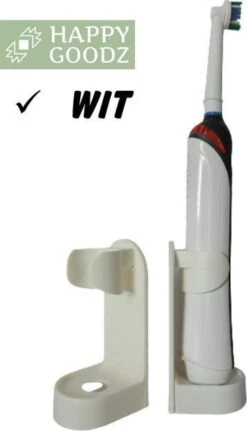 Crème Happy Goodz Shop 1 Stuk Kwalitatieve Elektrische Tandenborstelhouders WIT/Crème 1 Stuk Met Happy Goodz Installatiehandleiding - Geschikt Voor Oa Oral-B - Badkamer Accessoire - Zonder Boren- Met Alcoholdoekje -Badkamer Kast Winkel 688x1200 1