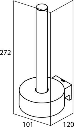 Tiger Bold - Reserverolhouder - Zwart -Badkamer Kast Winkel 697x1200 1