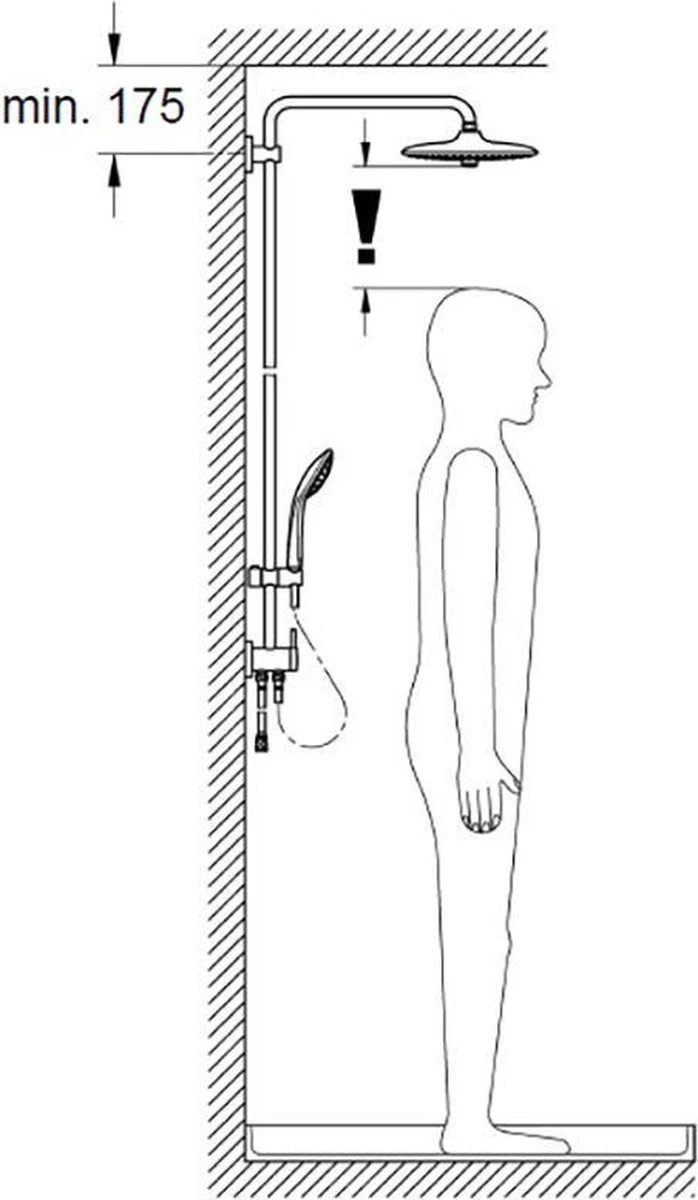 GROHE Euphoria Regendouche - ø 26 Cm - Zonder Thermostaat - Chroom 15 GROHE Euphoria Regendouche - ø 26 Cm - Zonder Thermostaat - Chroom - Afbeelding 15