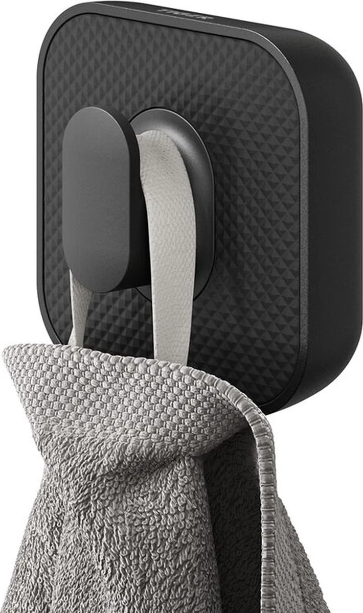 Tiger Carv - Handdoekhaak Groot - Zwart 1 Tiger Carv - Handdoekhaak Groot - Zwart