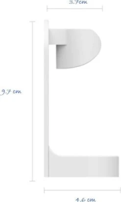 Crème Happy Goodz Shop 1 Stuk Kwalitatieve Elektrische Tandenborstelhouders WIT/Crème 1 Stuk Met Happy Goodz Installatiehandleiding - Geschikt Voor Oa Oral-B - Badkamer Accessoire - Zonder Boren- Met Alcoholdoekje -Badkamer Kast Winkel 721x1200